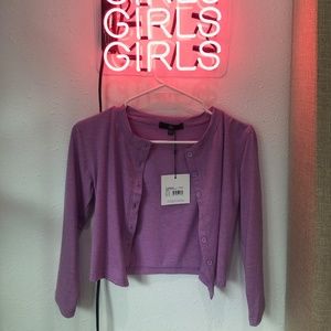 Misguided Cropped Button Up Tops